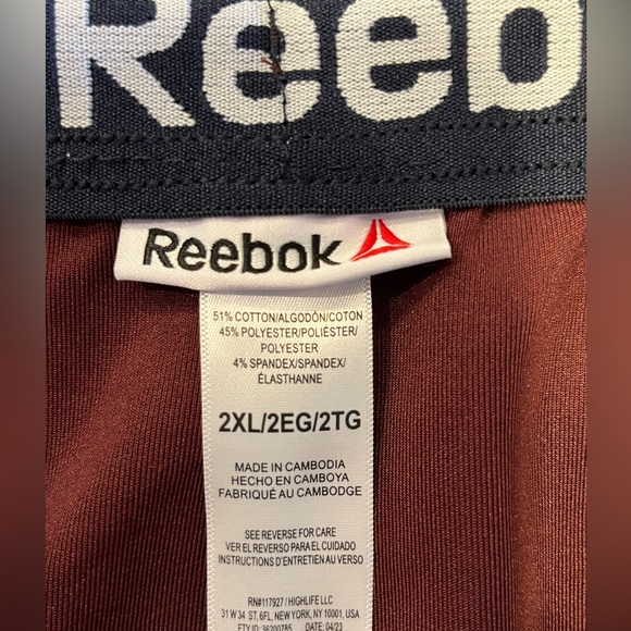 Mens REEBOK jogging pants/sweatpants. Size 2 XL NWOT - Picture 13 of 13